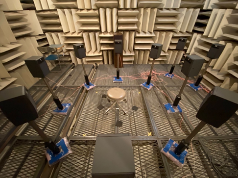 Anechoic chamber for research on sound localization in patients with unilateral hearing loss and cochlear implant users